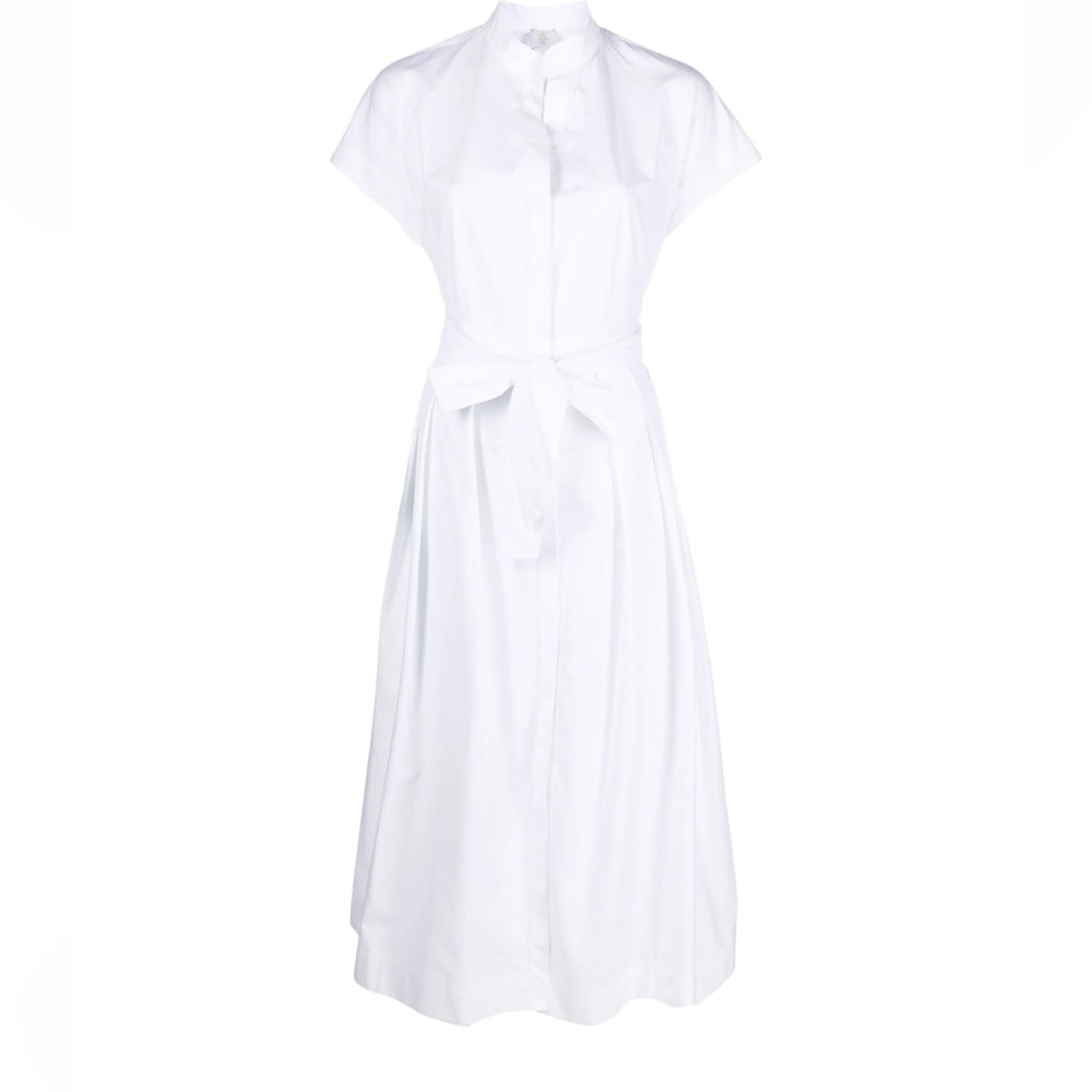 Eleventy shirt dress white size 40